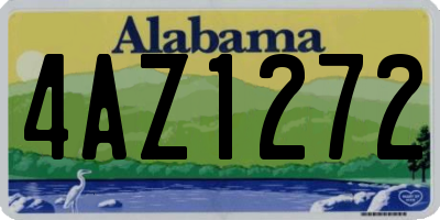AL license plate 4AZ1272