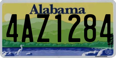 AL license plate 4AZ1284