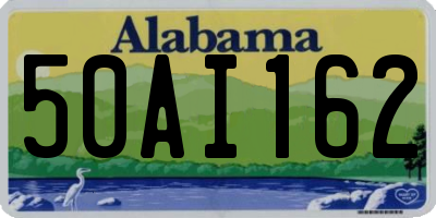 AL license plate 50AI162