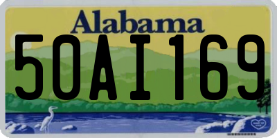 AL license plate 50AI169