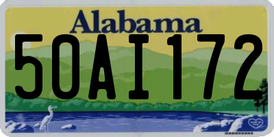 AL license plate 50AI172
