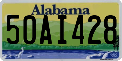 AL license plate 50AI428
