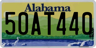 AL license plate 50AT440