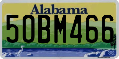 AL license plate 50BM466
