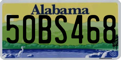 AL license plate 50BS468