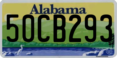 AL license plate 50CB293