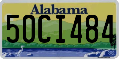 AL license plate 50CI484