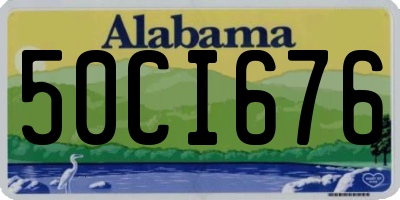 AL license plate 50CI676