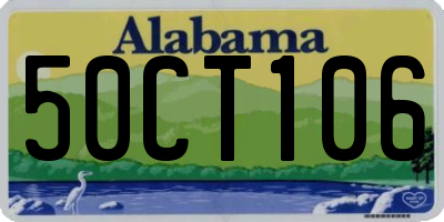 AL license plate 50CT106