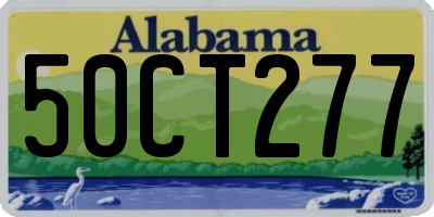 AL license plate 50CT277