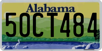 AL license plate 50CT484