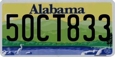 AL license plate 50CT833
