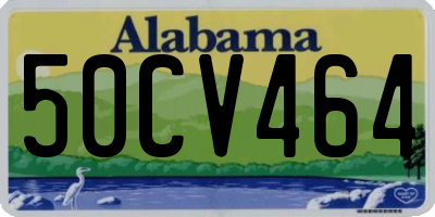 AL license plate 50CV464