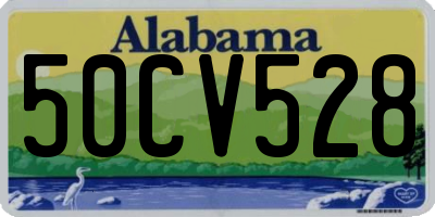 AL license plate 50CV528