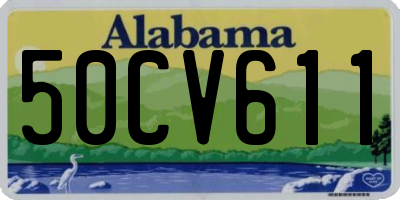AL license plate 50CV611