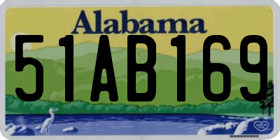 AL license plate 51AB169