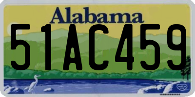 AL license plate 51AC459