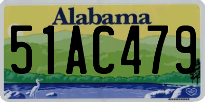 AL license plate 51AC479