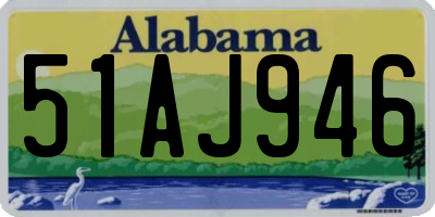 AL license plate 51AJ946