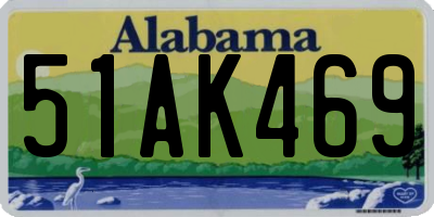 AL license plate 51AK469