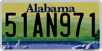 AL license plate 51AN971
