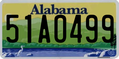 AL license plate 51AO499
