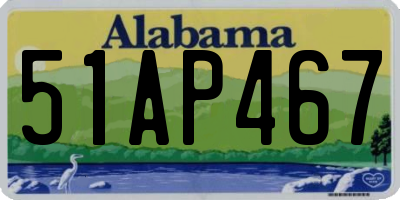 AL license plate 51AP467