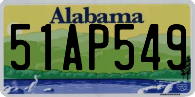 AL license plate 51AP549