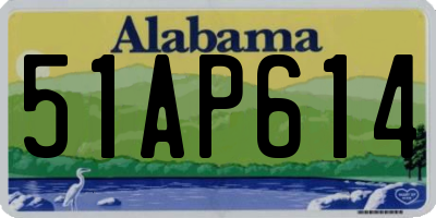 AL license plate 51AP614