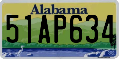 AL license plate 51AP634