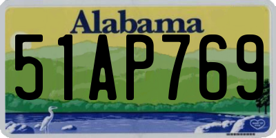AL license plate 51AP769