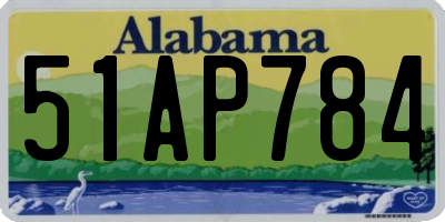 AL license plate 51AP784