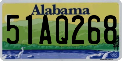 AL license plate 51AQ268