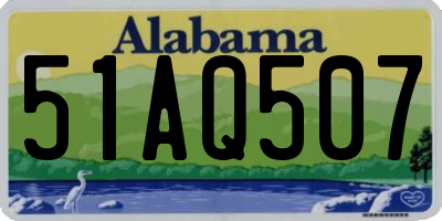 AL license plate 51AQ507