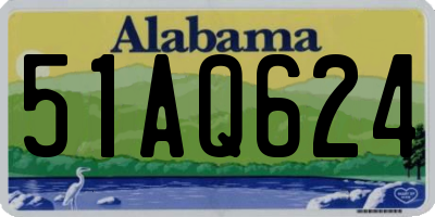 AL license plate 51AQ624