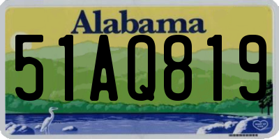 AL license plate 51AQ819