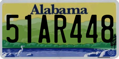 AL license plate 51AR448