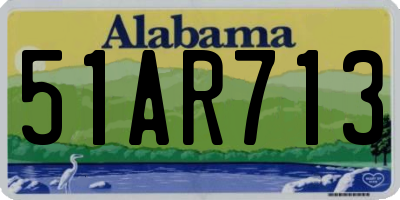 AL license plate 51AR713
