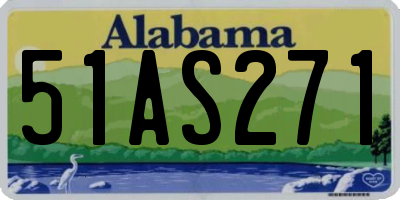 AL license plate 51AS271