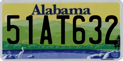 AL license plate 51AT632