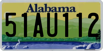 AL license plate 51AU112