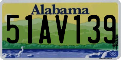 AL license plate 51AV139