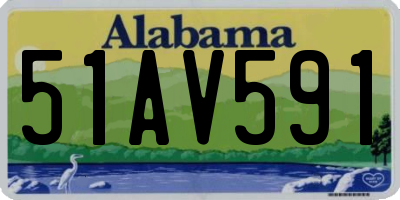 AL license plate 51AV591