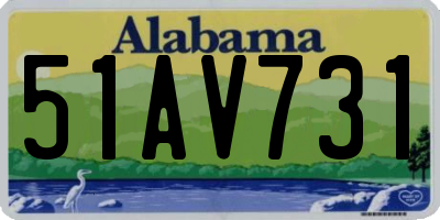 AL license plate 51AV731