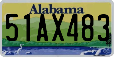 AL license plate 51AX483