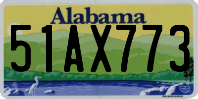 AL license plate 51AX773