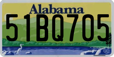 AL license plate 51BQ705