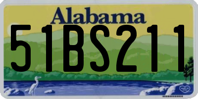 AL license plate 51BS211
