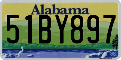 AL license plate 51BY897