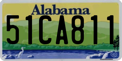 AL license plate 51CA811